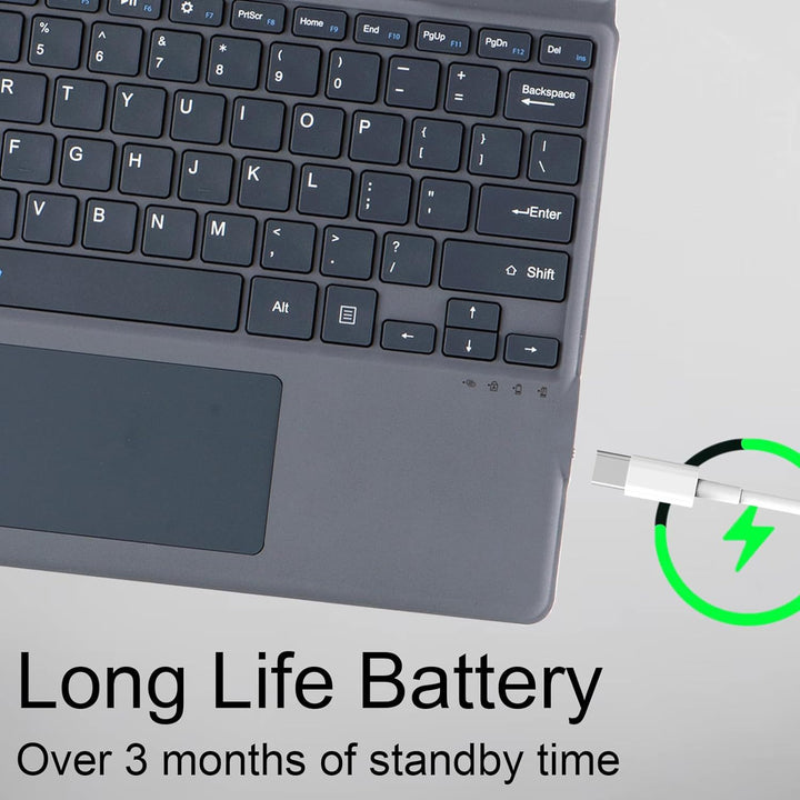 Compact Wireless Keyboard with Precision Touchpad Bowlift