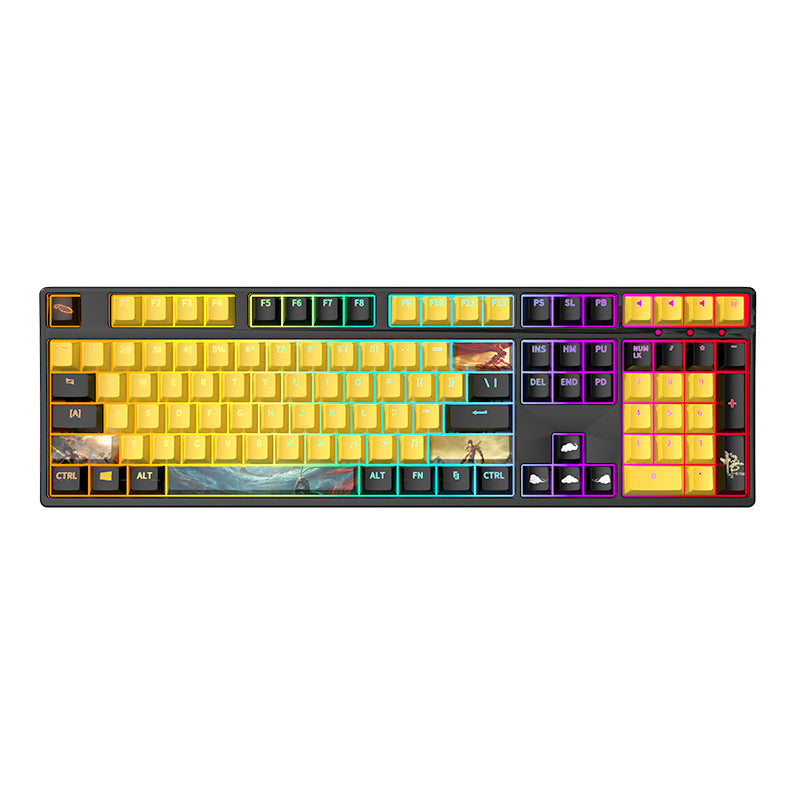 Custom Gaming Keyboard with RGB Backlighting Bowlift