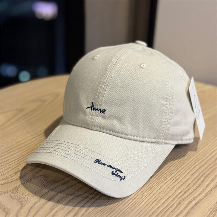 Women's Casual Embroidered Adjustable Cap Bowlift