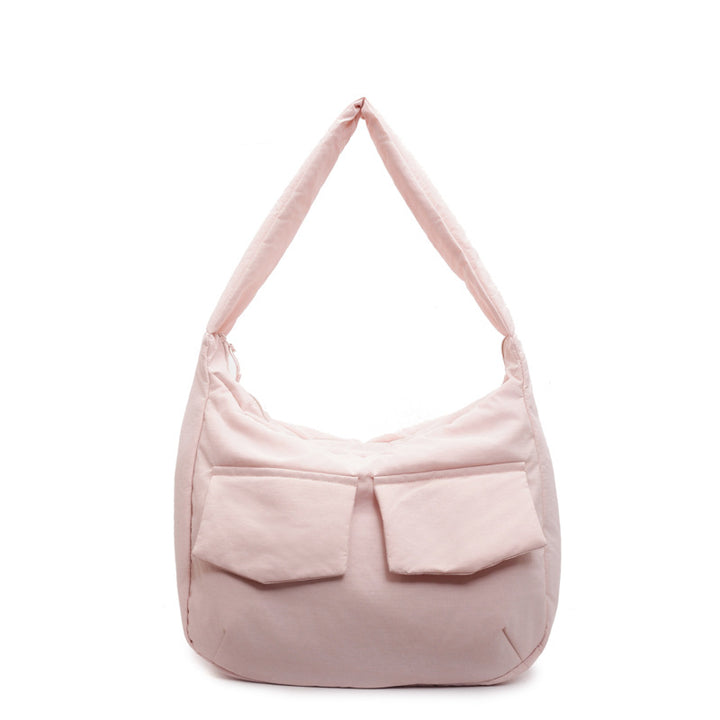 Soft Fabric Shoulder Hobo Bag Bowlift