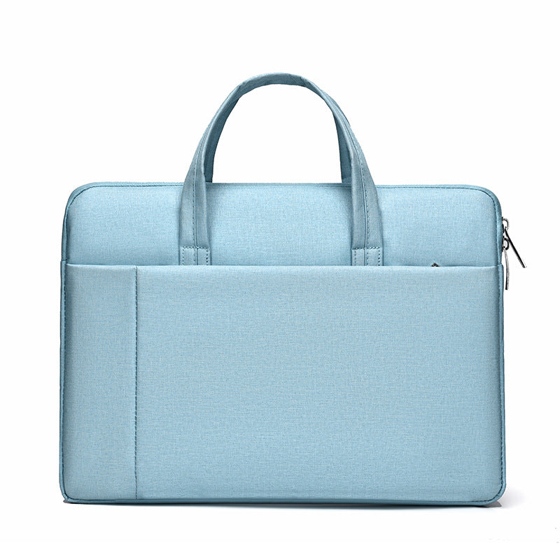 Laptop and briefcase in modern, minimalist design Bowlift