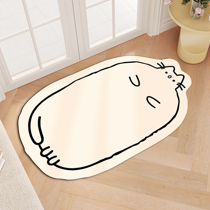 Round Bath Mat Bowlift