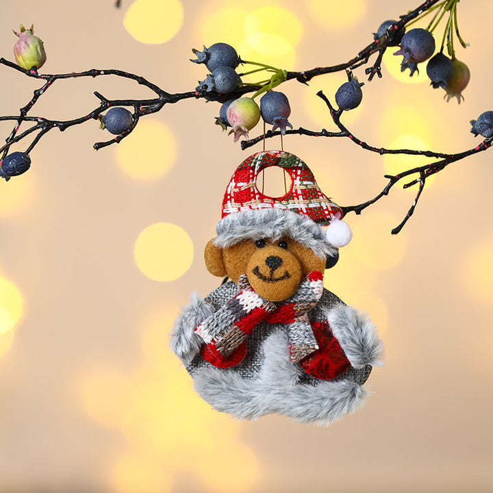 Cute Holiday Snowman Ornament Bowlift