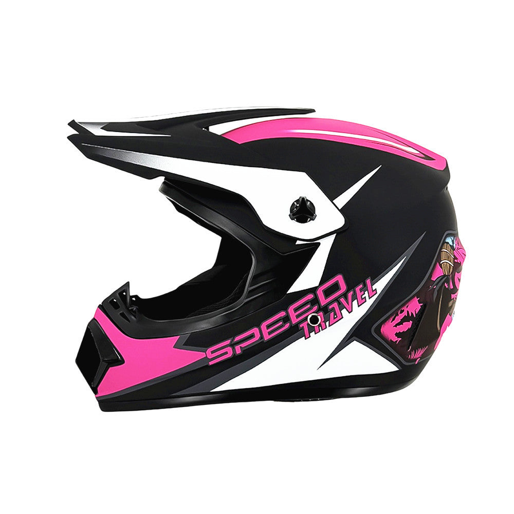 full-face motocross helmet with extended visor and reinforced chin guard Bowlift