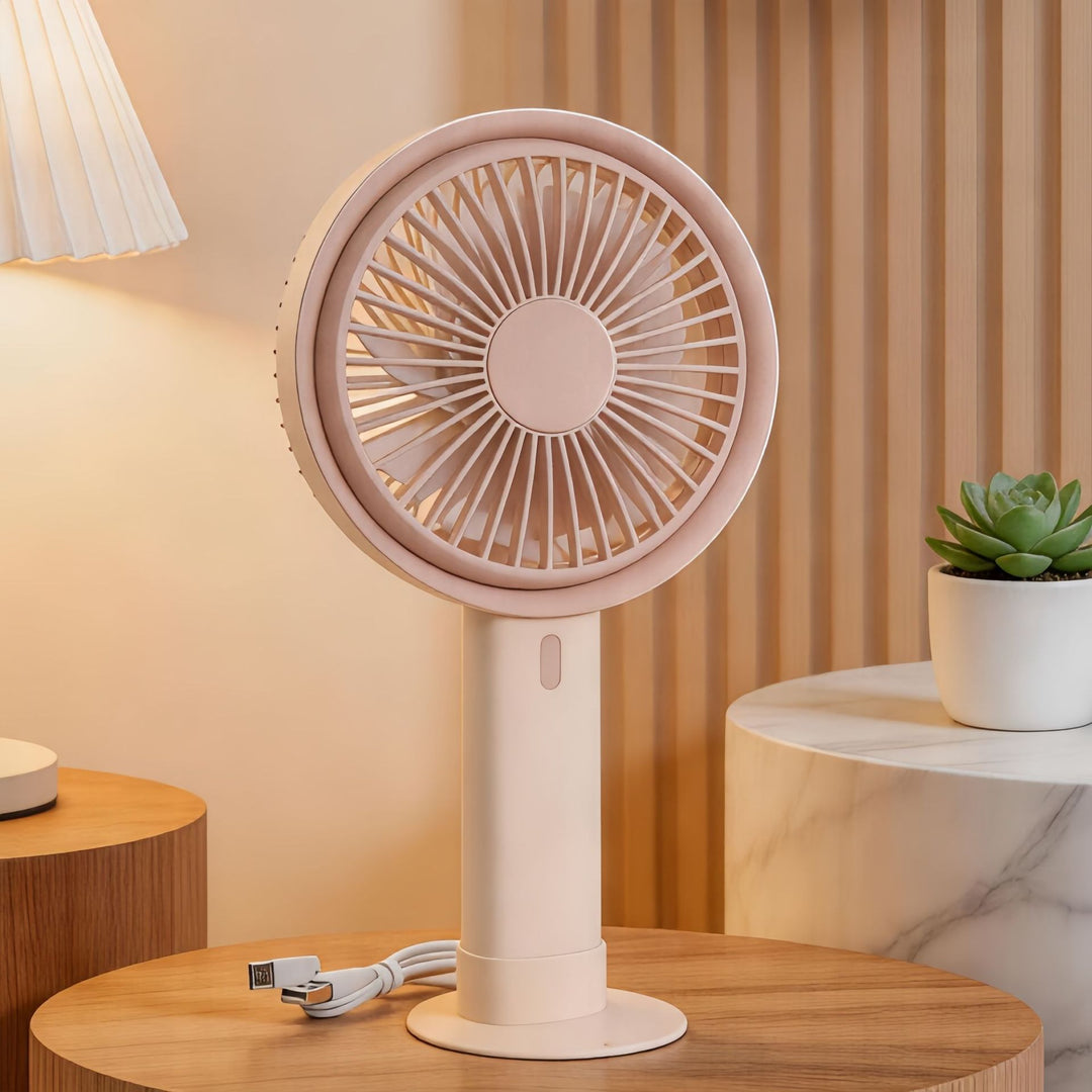 Portable USB Table Fan with Flexible Tilt Adjustment Bowlift