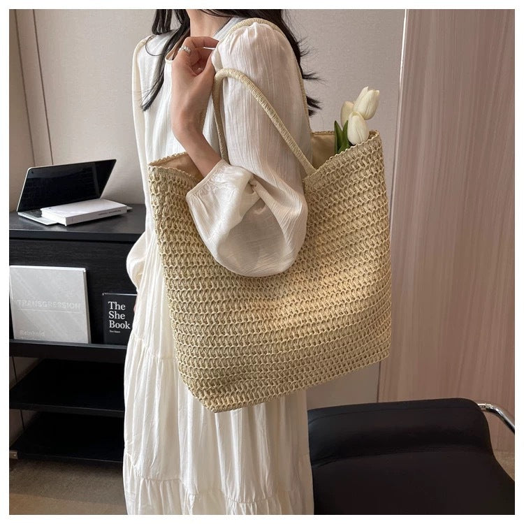 Casual Macrame Beach Bag Bowlift