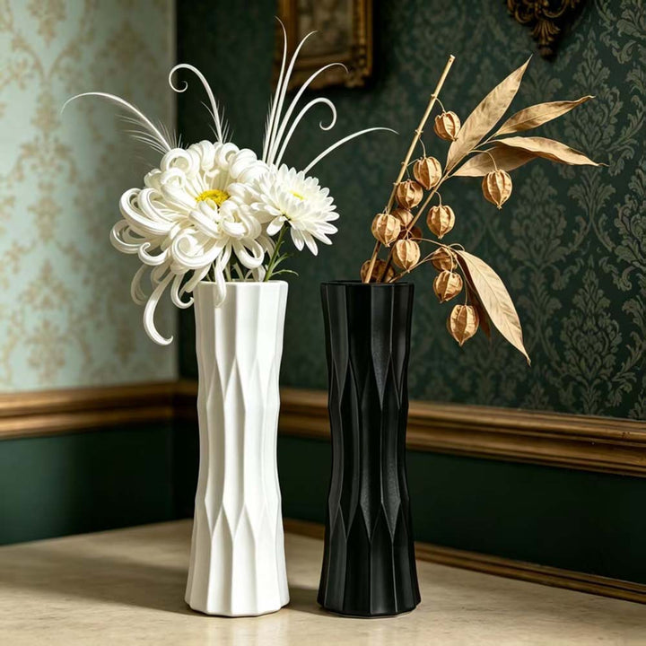 Modern Textured Ceramic Vase Bowlift