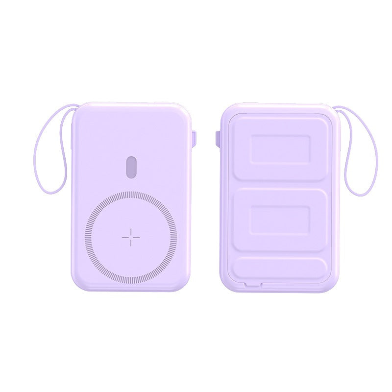 Portable Wireless Powerbank with Integrated Charging Pad Bowlift