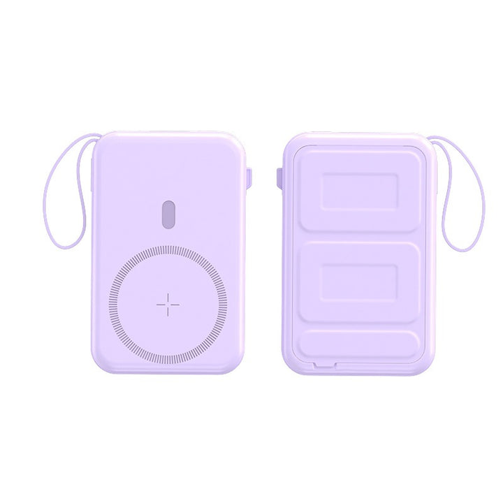 Portable Wireless Powerbank with Integrated Charging Pad Bowlift