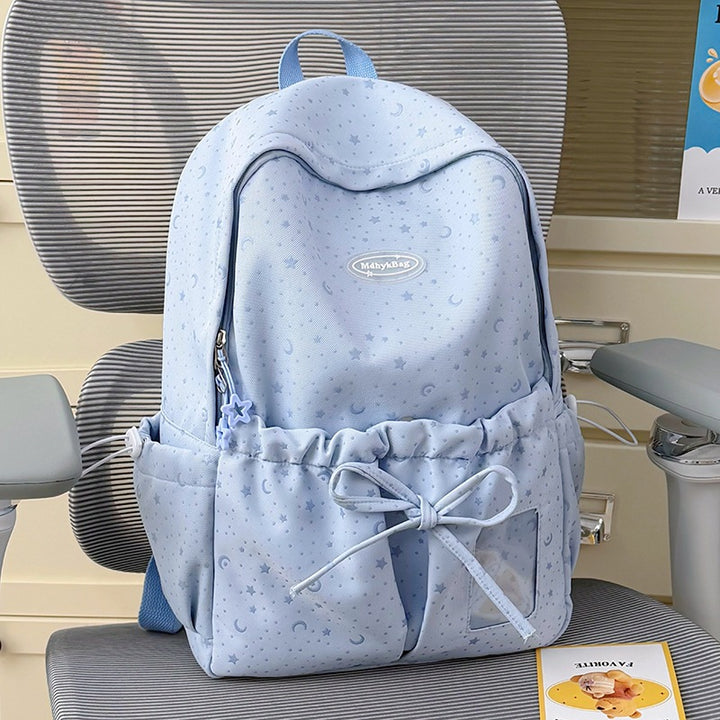 Functional Drawstring School Backpack