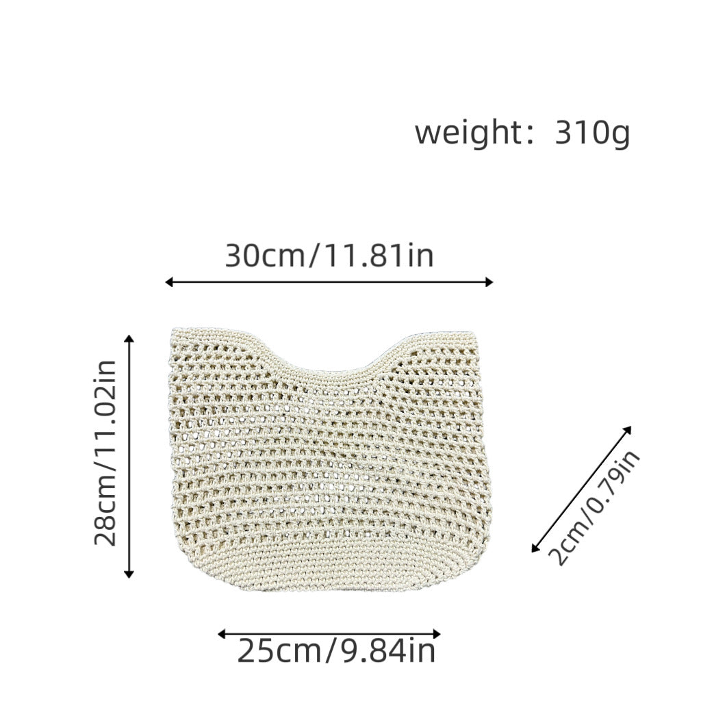 Net bag with durable leather handles Bowlift