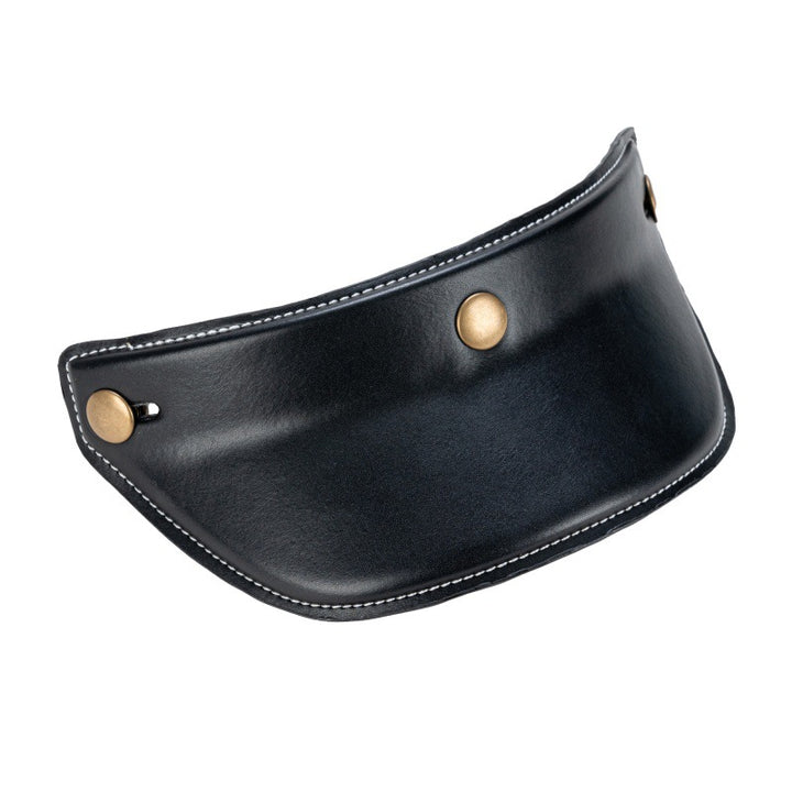 Classic Leather Helmet Visor Bowlift