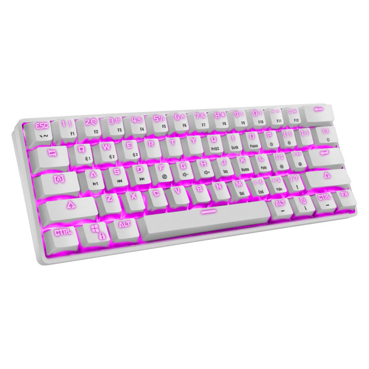 Compact Mechanical Gaming Keyboard with Backlit Keys Bowlift