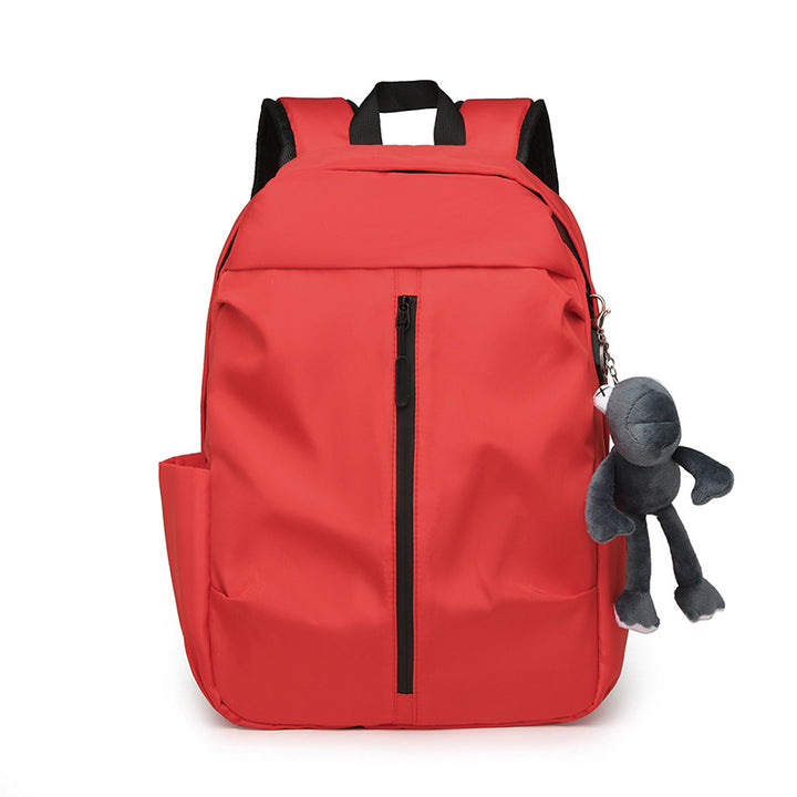Multifunctional Backpack with Animal Pendant Bowlift