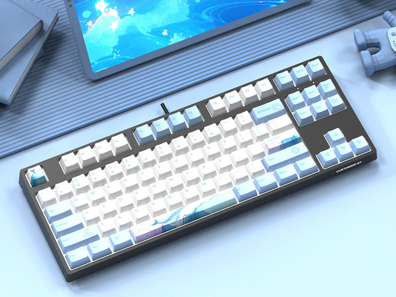 87-Key Custom Mechanical Keyboard Bowlift