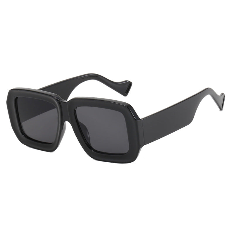 Women's fashionable sunglasses with square design and chic pattern Bowlift