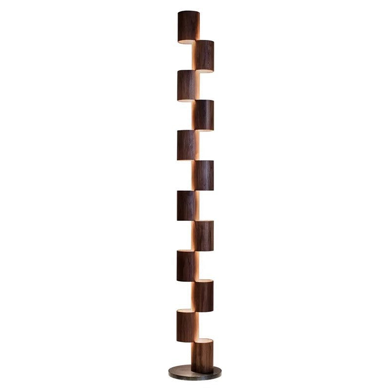 Sculptural Column Floor Lamp