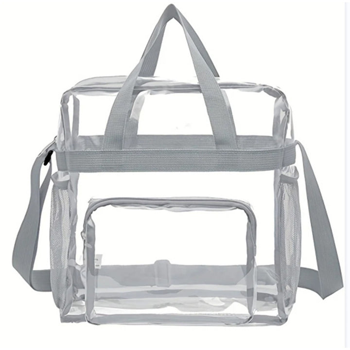 Transparent Tote Bag with Multiple Compartments Bowlift