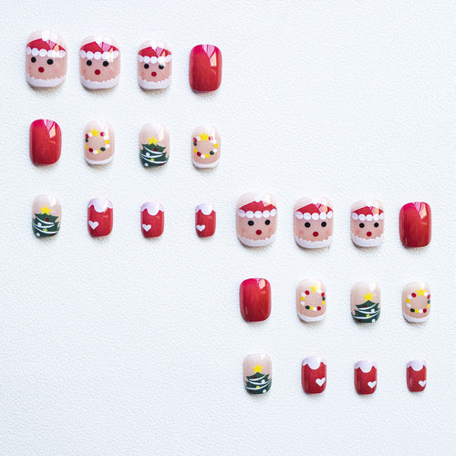 Festive Holiday-Themed Nail Art Set