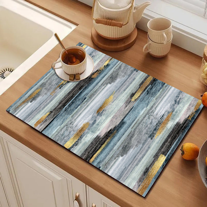 Abstract Geometric Kitchen Mat Bowlift