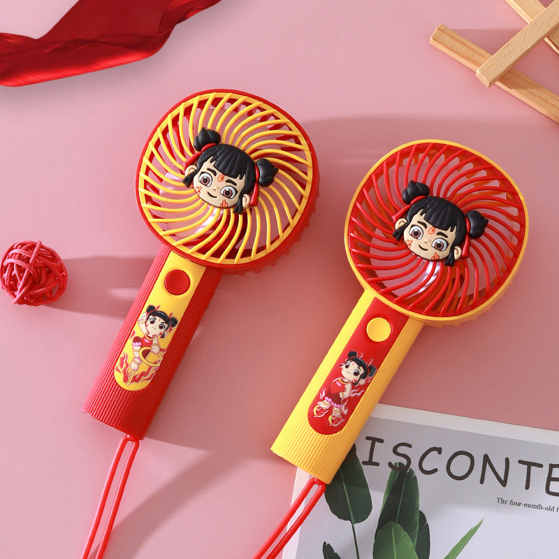 Women Portable Handheld Fan in Playful Design Bowlift
