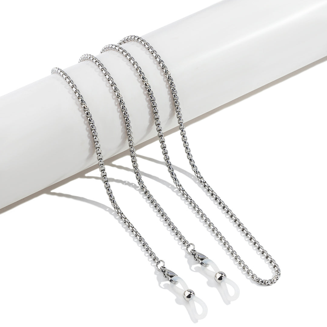 Chic Crystal-Linked Eyewear Chain Bowlift