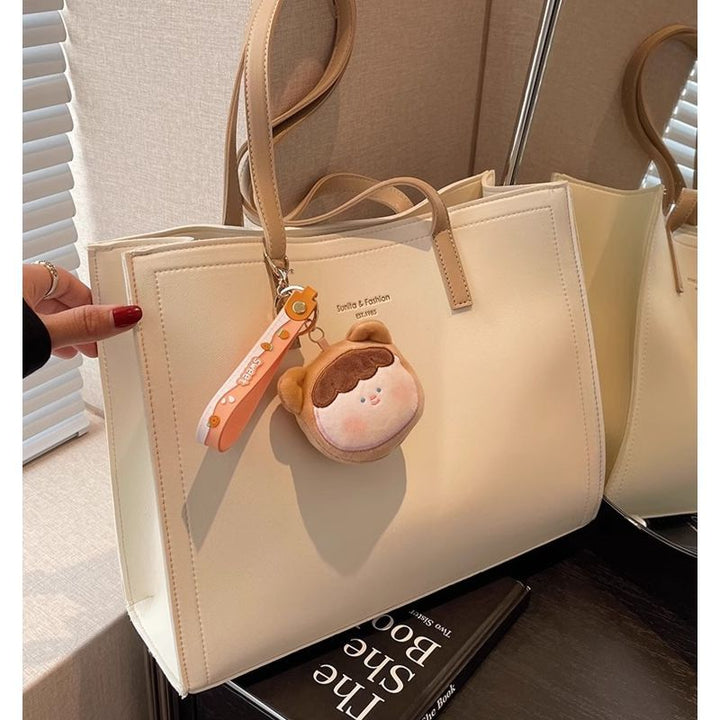 Minimalist Leather Tote Bag Bowlift