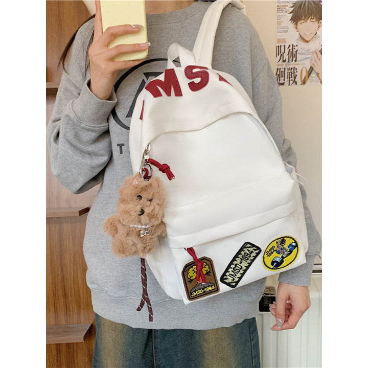 Artistic Patchwork Backpack Bowlift
