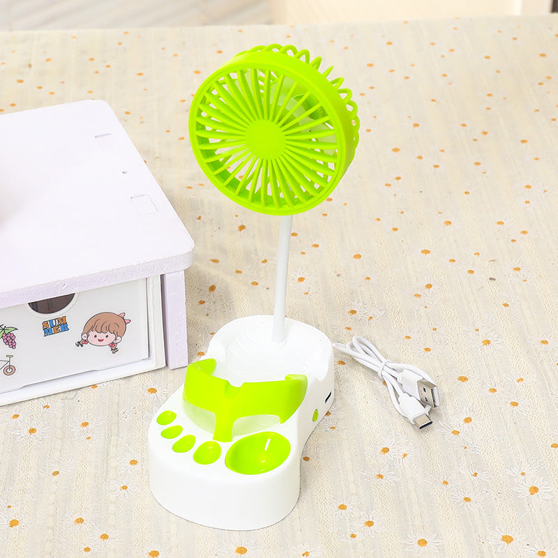 Ladies Portable Table Fan with Flexible Height Bowlift