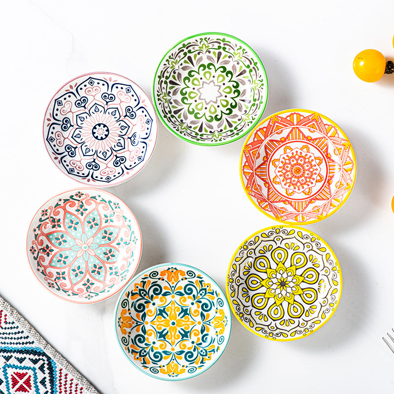 Decorative Patterned Serving Bowls