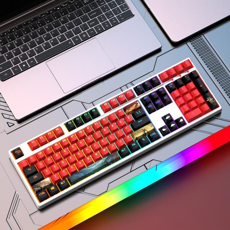 Custom Gaming Keyboard with RGB Backlighting Bowlift