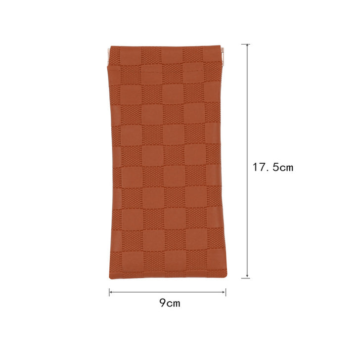 Fashionable Checkered Pouch Bowlift