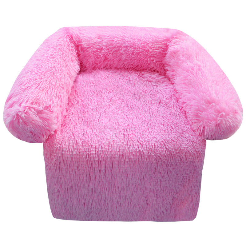 Cozy Textured Dog Bed Chair