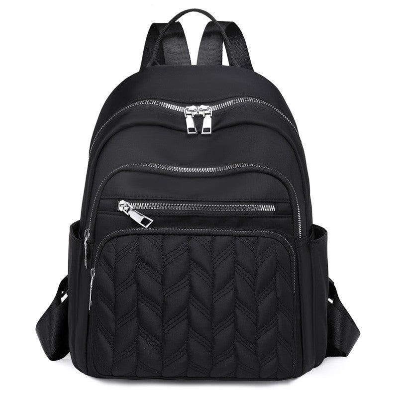 Compact Textured Backpack Bowlift