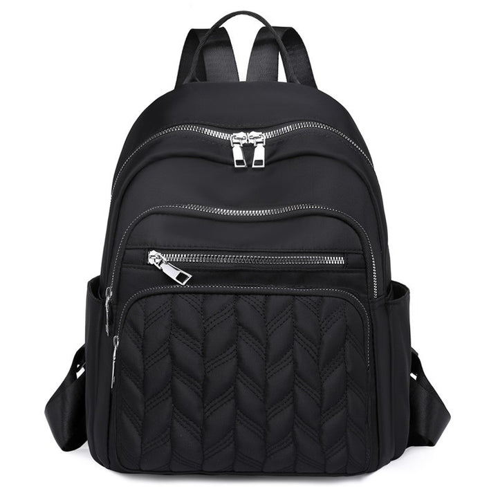 Compact Textured Backpack Bowlift