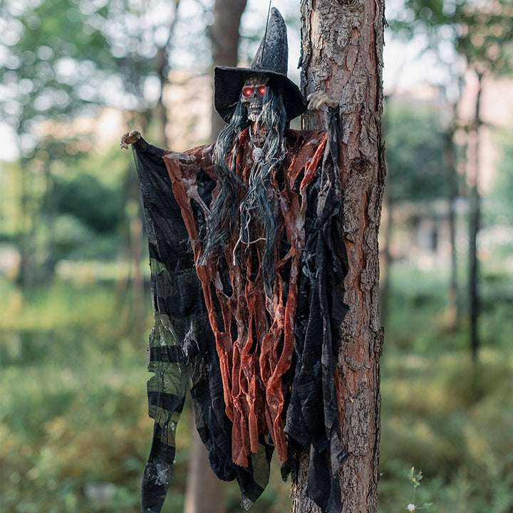 Animated Witch Figure Decoration Bowlift