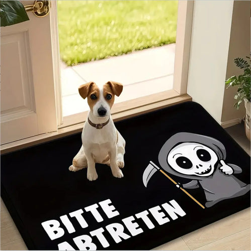 Whimsical Cartoon Entrance Mat Bowlift