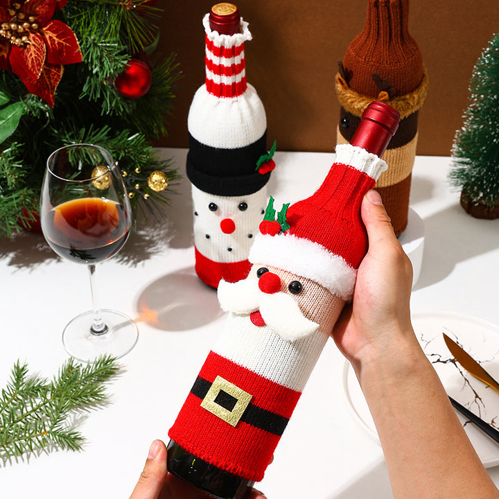 Christmas gift wine bottle sleeve Bowlift
