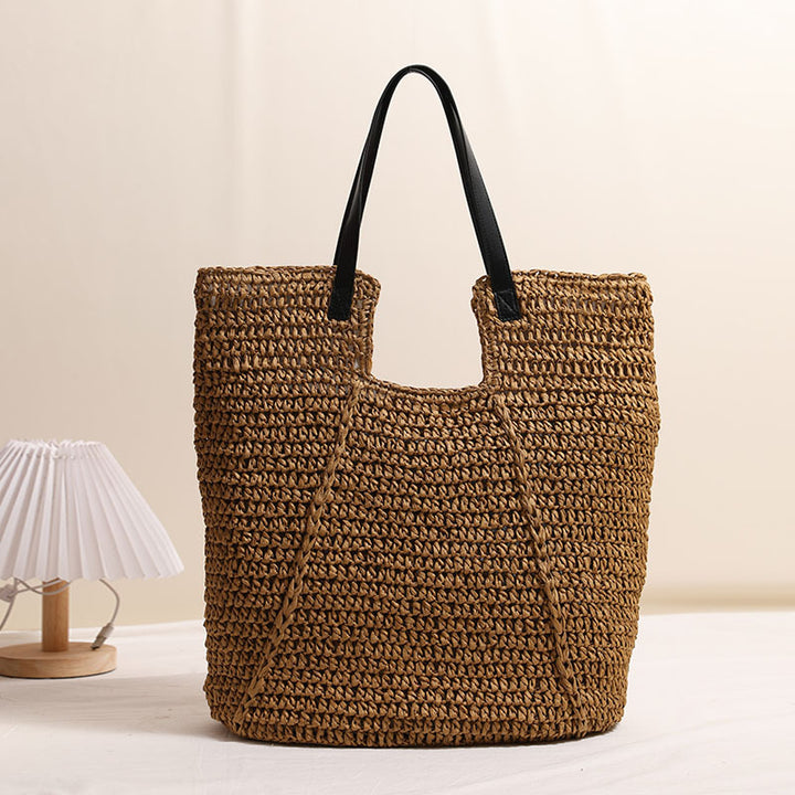 Stylish and Spacious Rattan Bag Bowlift
