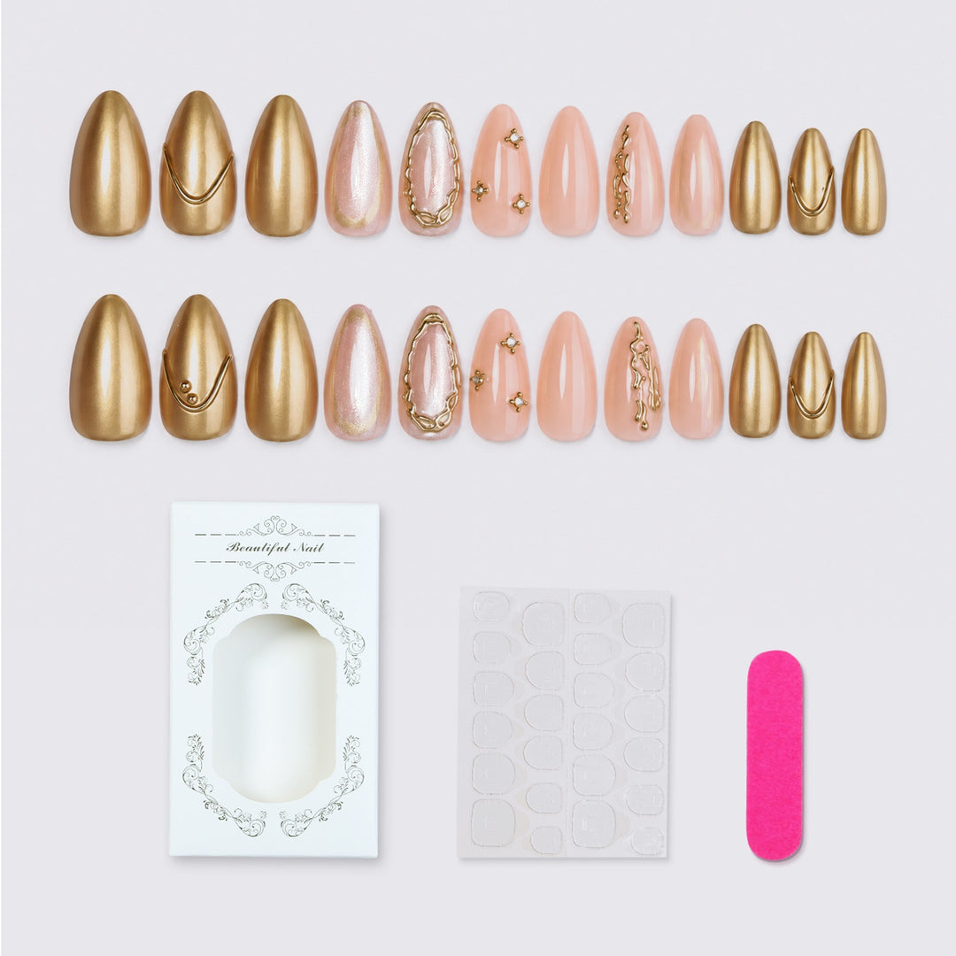 Elegant Design Artificial Nail Set Bowlift