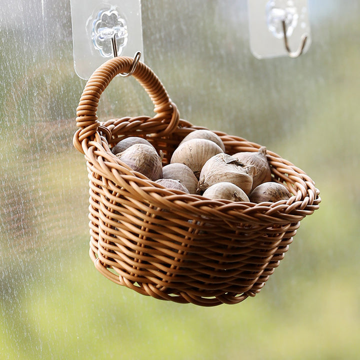 Handmade Wicker Fruit Basket Bowlift