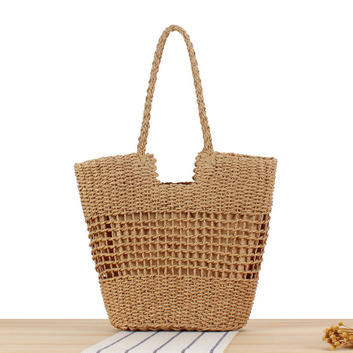 Basket bag with unique woven design Bowlift