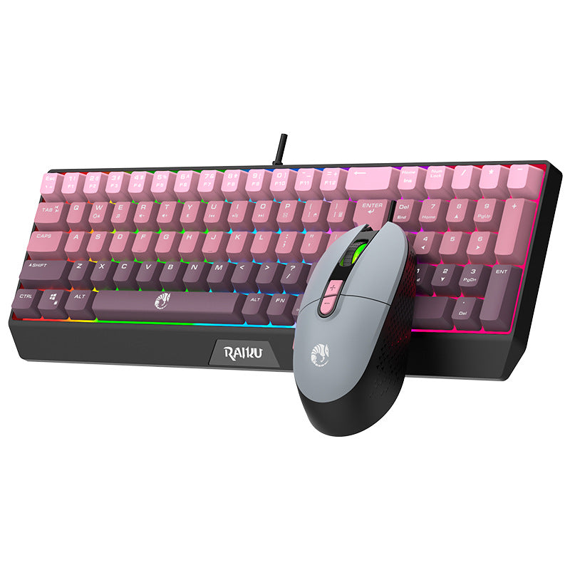 Ergonomic RGB Gaming Keyboard Bowlift