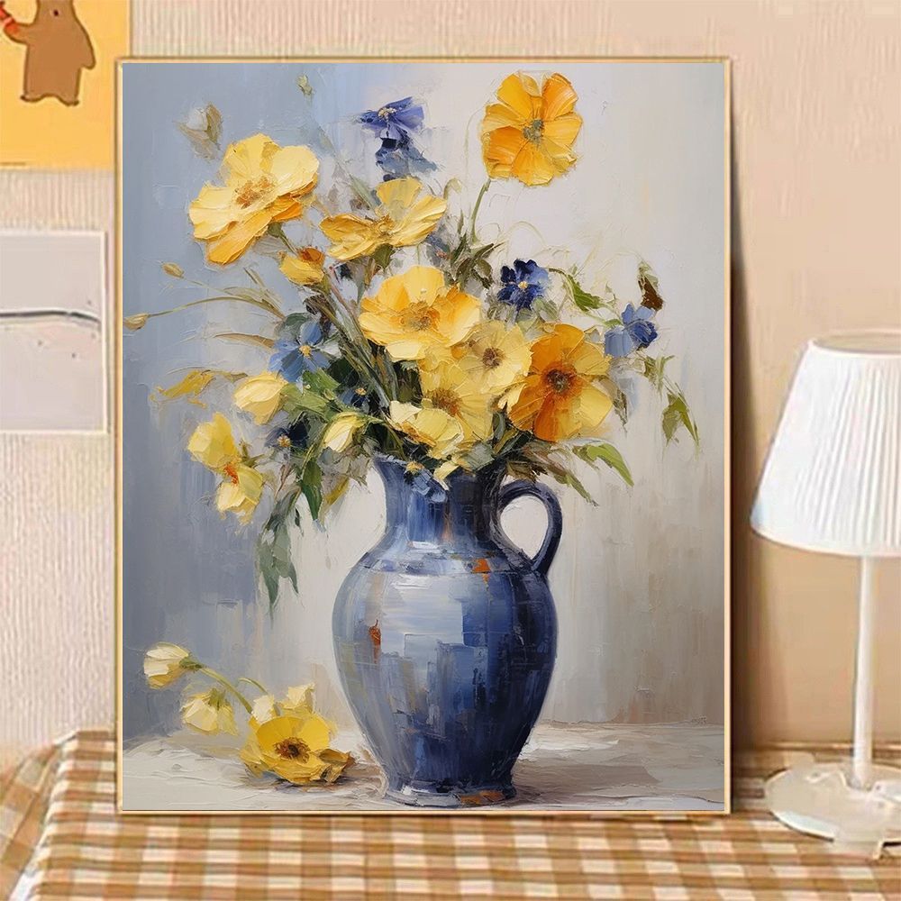 Artistic Floral Still Life Canvas Art Bowlift