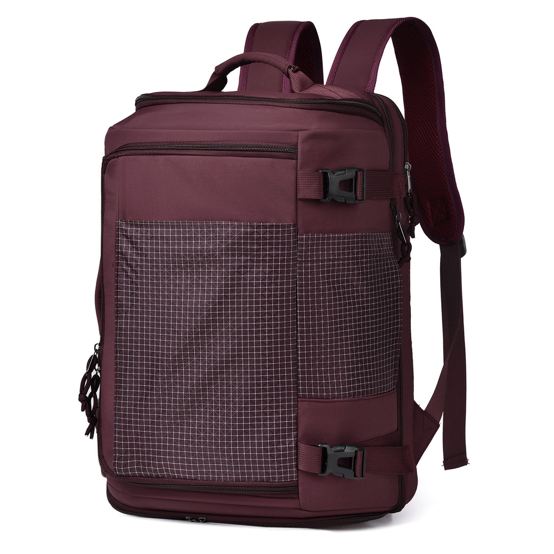 Versatile Tech-Enhanced Travel Backpack Bowlift