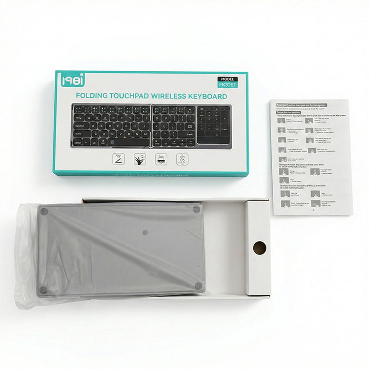 Portable Bluetooth Folding Keyboard Bowlift