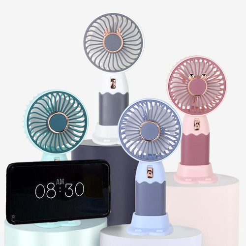 Women's Handheld Cooling Fan with USB Charging Function Bowlift