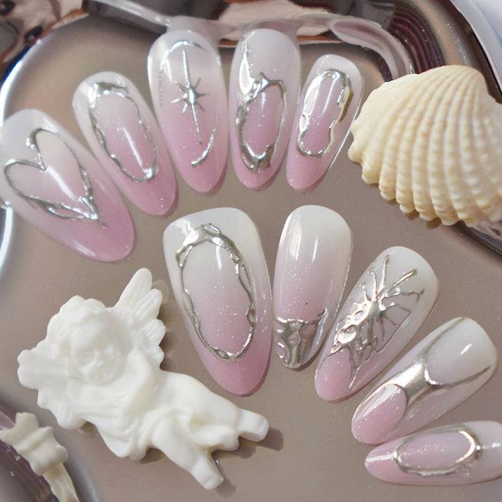 Chic Sculpted Press-On Nail Set Bowlift