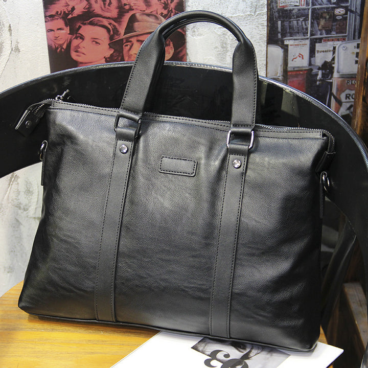 Elegant Tote Bag Made of High-Quality Leather Bowlift