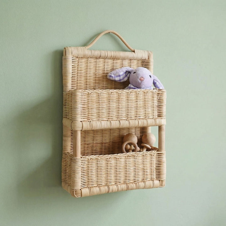 Multi-Tiered Woven Storage Organizer Bowlift